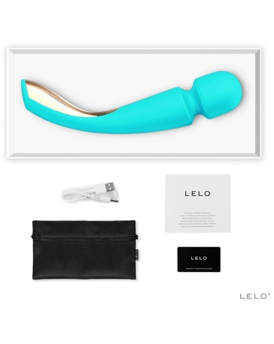 Lelo SMART WAND 2 MASSAGER MEDIUM OCEAN BLUE