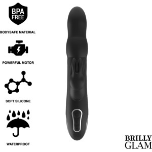 Brilly Glam Vibrators ar klitora stimulāciju saderīgs ar WATCHME tālvadības pulksteņa tehnoloģiju