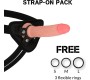 Rock Army Strap-on biksītes ar šķidrā silikona Dildo 19cm