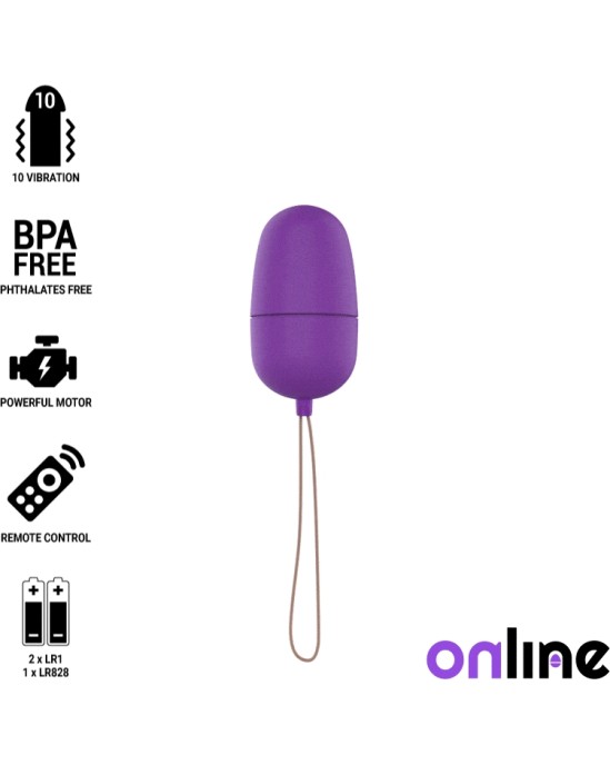 Online VIBRATING EGG WITH LILAC REMOTE CONTROL