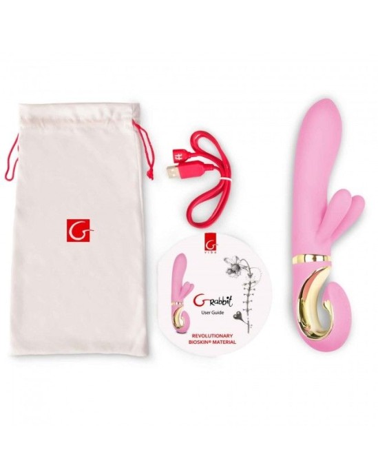 G-Vibe FUN TOYS GRABBIT VIBRATOR rozā