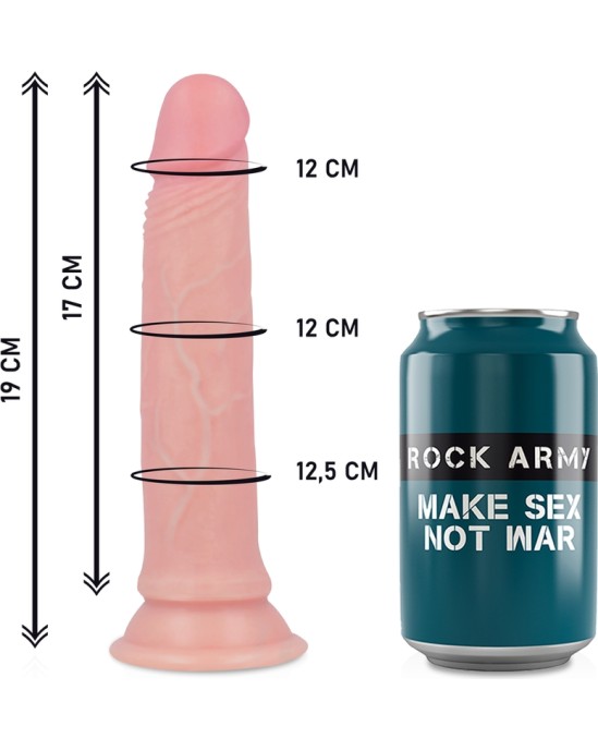 Rock Army Strap-on biksītes ar šķidrā silikona Dildo 19cm