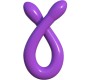 Classix FLEXIBLE DOUBLE Dildo 43.7 CM violets