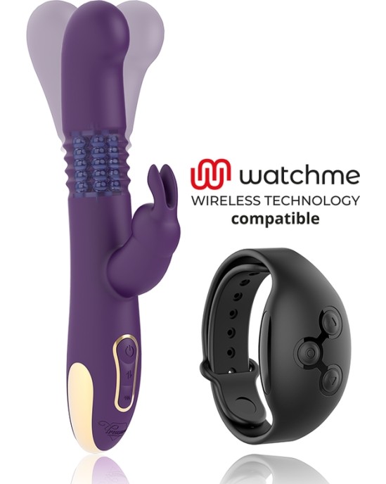 Treasure BASTIAN RABBIT UP & DOWN, ROTATOR & VIBRATOR COMPATIBLE WITH WATCHME WIRELESS TECHNOLOGY