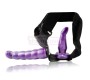 Baile Harness Collection Strap-on biksītes ar dubulto Dildo violets