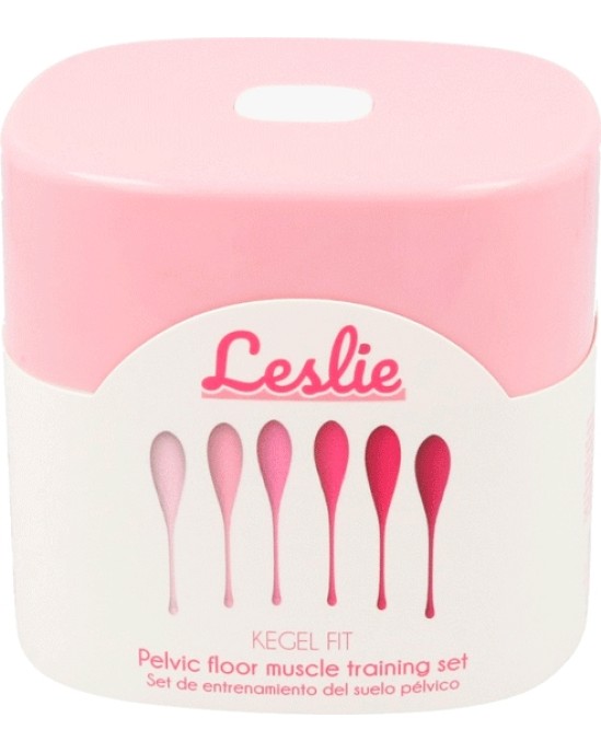 Leslie KEGEL FIT PELVIC MUSCLE TRAINING SET 6 WEIGHTS