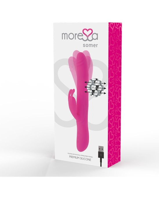 Moressa Vibrators ar rotācijas funkciju