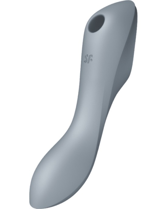 Satisfyer Air Pulse SATISFYER CURVY TRINITY 3 AIR PULSE VIBRATOR - GREY