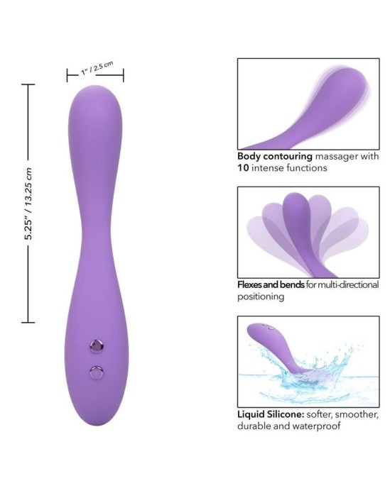 California Exotics CONTOUR vibrators violetā krāsā