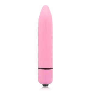 Glossy Stimulējošs vibrators tumši rozā