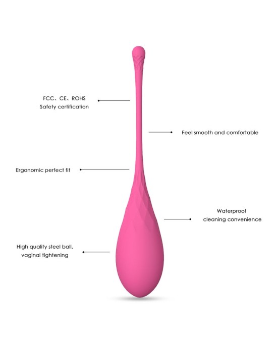 Leslie НАБОР ДЛЯ ТРЕНИРОВКИ ТАЗОВЫХ МЫШЦ KEGEL FIT 6 ГИР