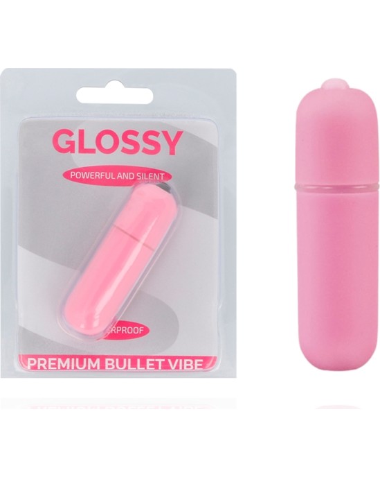 Glossy Vibrators lode rozā 10V