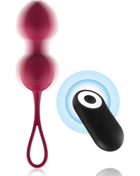 Cici Beauty PREMIUM SILICONE 3 VIBRATING KEGEL BEADS REMOTE CONTROL