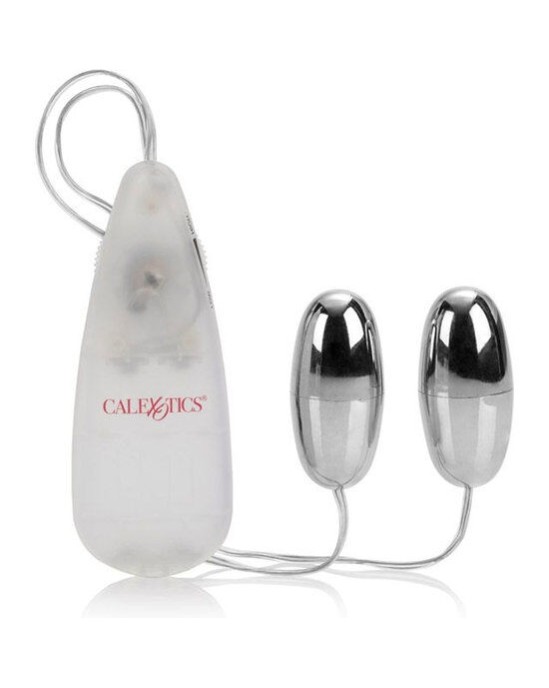 California Exotics CALEX VIBRATING BULLETS SILVER DUO