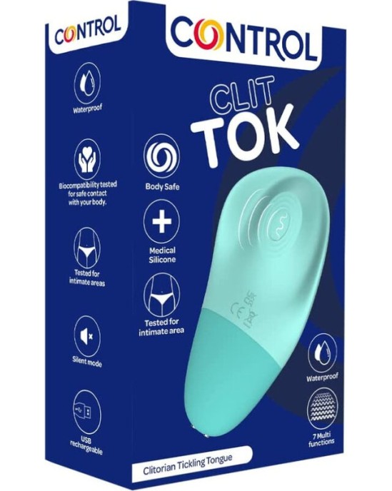 Control Toys CONTROL - CLIT TOK RECHARGEABLE CL TORIS STIMULATOR TONGUE