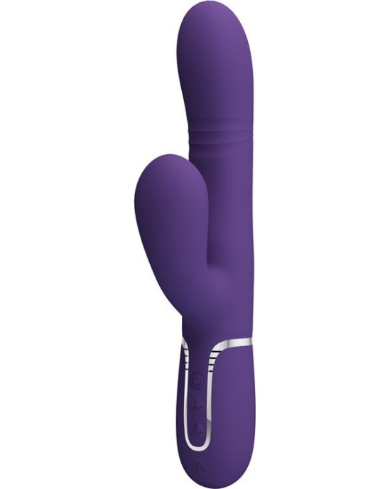 Prettylove Mariana Vibrator 4 in 1 Silicone Purple