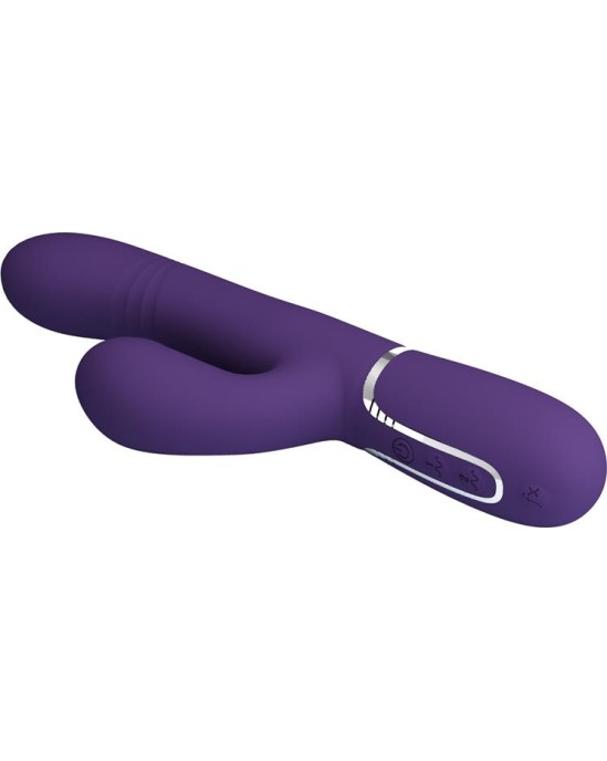Prettylove Mariana Vibrator 4 in 1 Silicone Purple