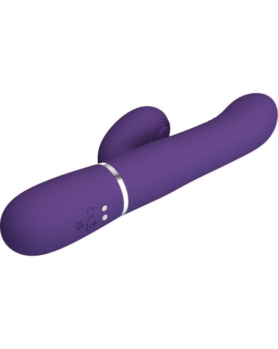 Prettylove Mariana Vibrator 4 in 1 Silicone Purple