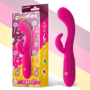 Goodies Cakey G-Spot and Rabbit Vibe USB Silicone Fuchsia