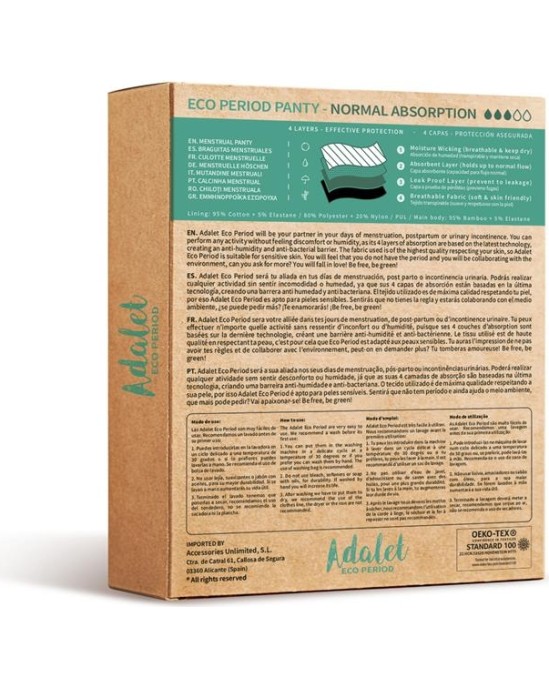 Adalet Eco Period Flora Menstrual Panty Normal