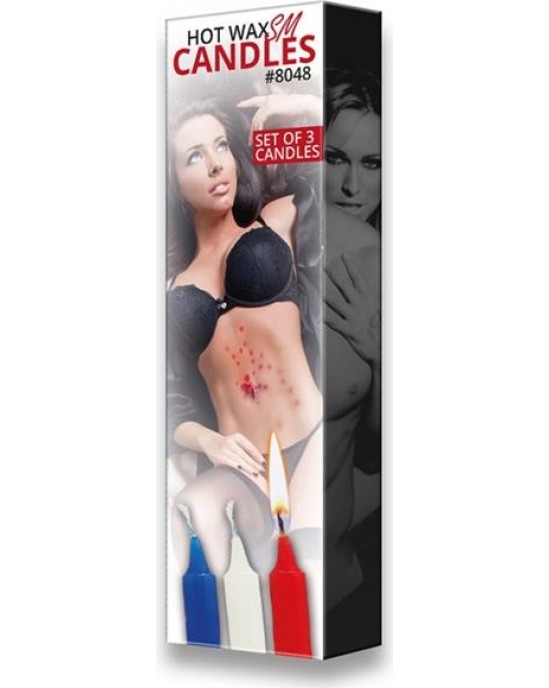 Bondage Play Candles 3 pc.