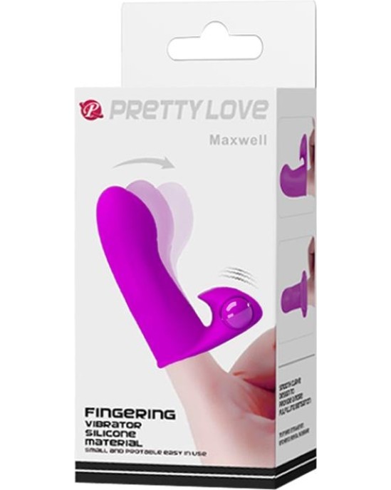 Prettylove Finger sleeve Stimulator Maxwell Pink