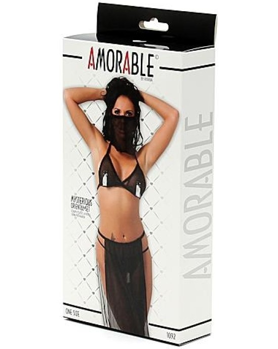 Amorable Oriental Costume Black One Size
