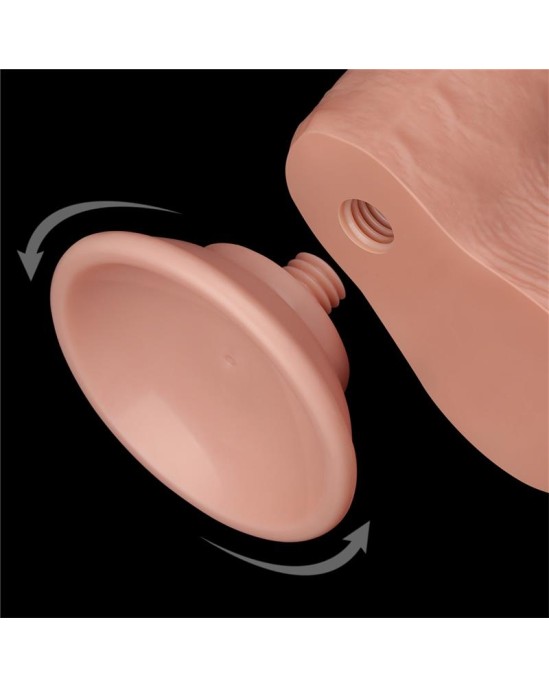 Lovetoy Sliding Skin Dual Layer Dildo 7.5