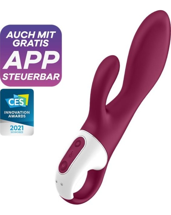 Satisfyer Heated Affair Vibrador with Heat Effect G-Spot USB Silicona