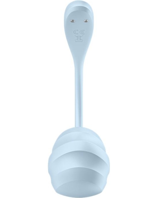 Satisfyer Smooth Petal Panty Vibrator with APP Blue