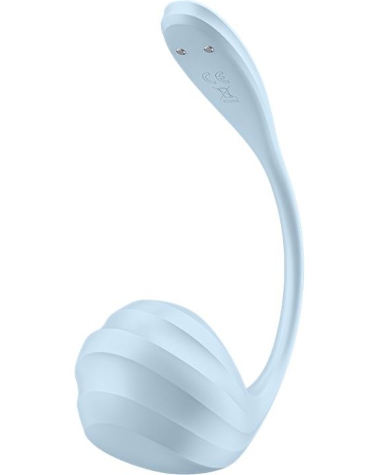 Satisfyer Smooth Petal Panty Vibrator with APP Blue