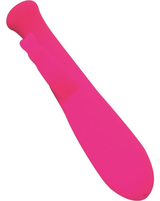 Goodies Cotton G-Spot and Rabbit Vibe USB Silicone Fuchsia