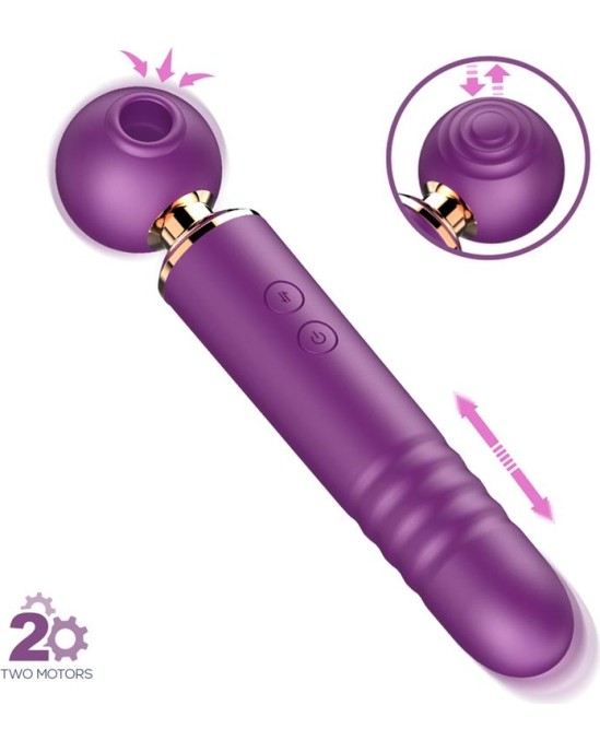 Action No. TwentyTwo Clitoris Sucker 3 in 1 with Pulsation and Thrusting