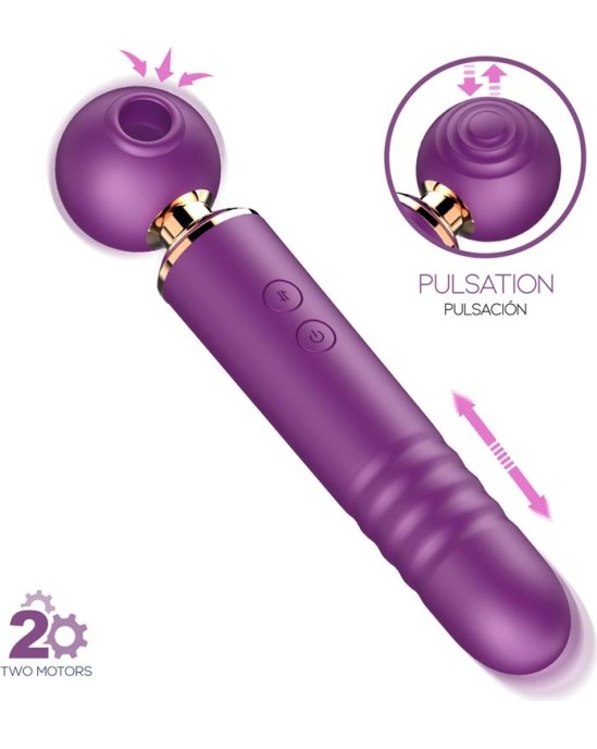 Action No. TwentyTwo Clitoris Sucker 3 in 1 with Pulsation and Thrusting