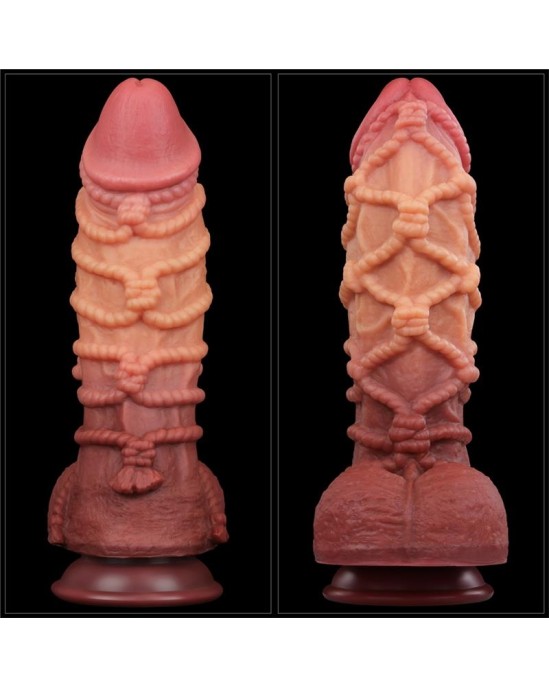 Lovetoy Dildo Dual Layer King Size Nature 10.5