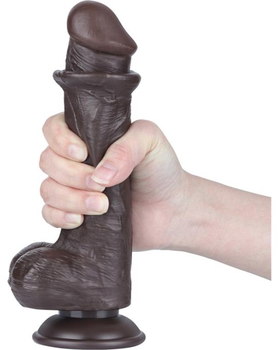 Lovetoy Sliding Skin Dual Layer Dildo 8