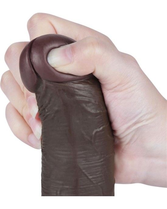 Lovetoy Sliding Skin Dual Layer Dildo 8