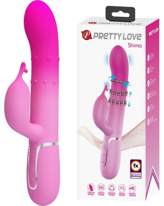 Prettylove Shima Vibrating with Rolling Beads
