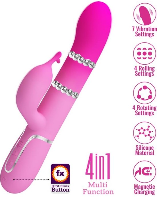 Prettylove Shima Vibrating with Rolling Beads
