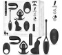 Tardenoche Six-In-One Vibrating Bullet and 6 Silicone Accessories Kit