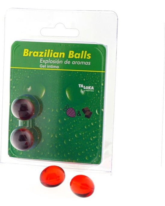 Brazilian Balls Set 2 Brazilian Balls Strawberry and Chocolate Aroma