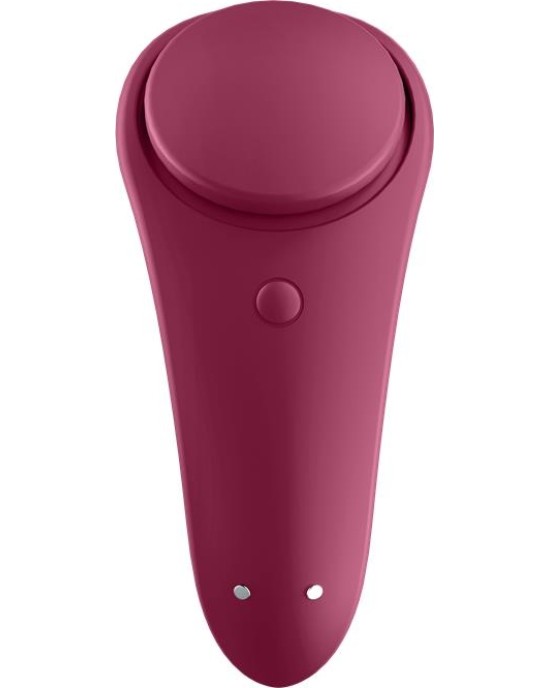 Satisfyer Sexy Secret Panty Vibrator Wine Red