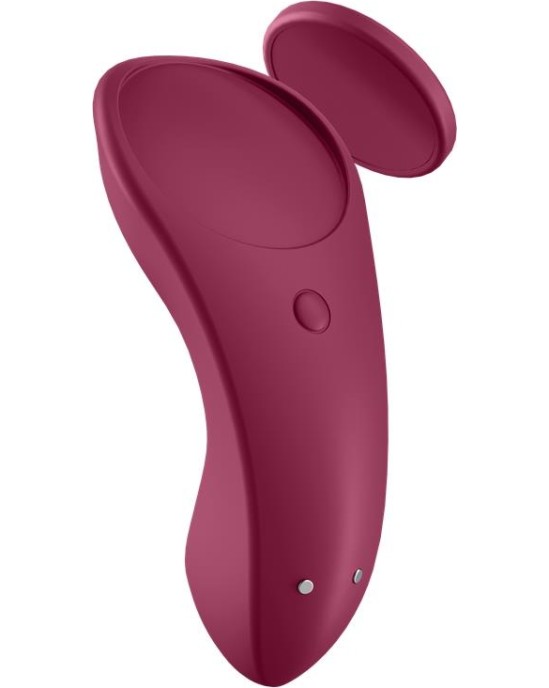 Satisfyer Sexy Secret Panty Vibrator Wine Red