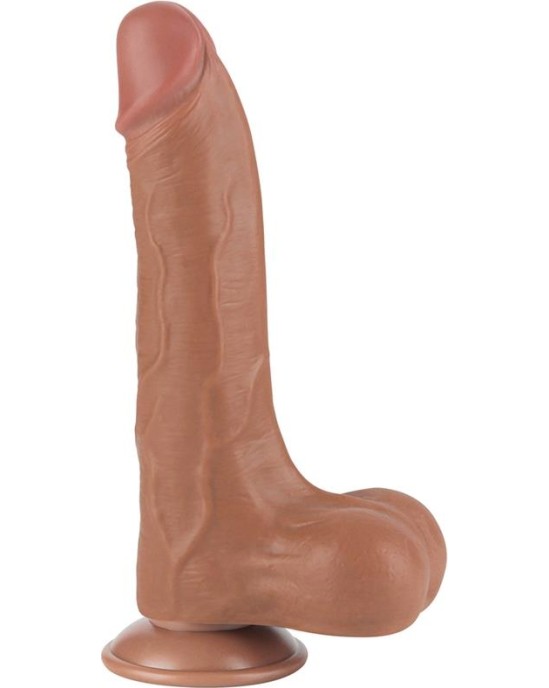 Lovetoy Dildo Sliding Skin 8.5 Brown