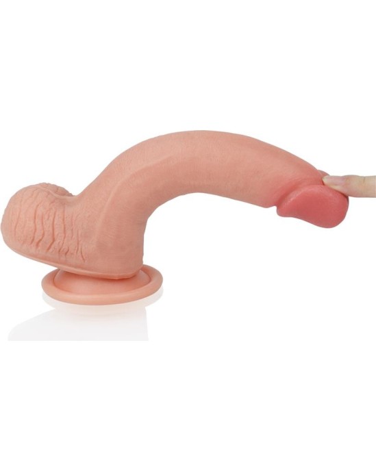 Lovetoy Dildo Nature 8 Liquid Silicone Flesh