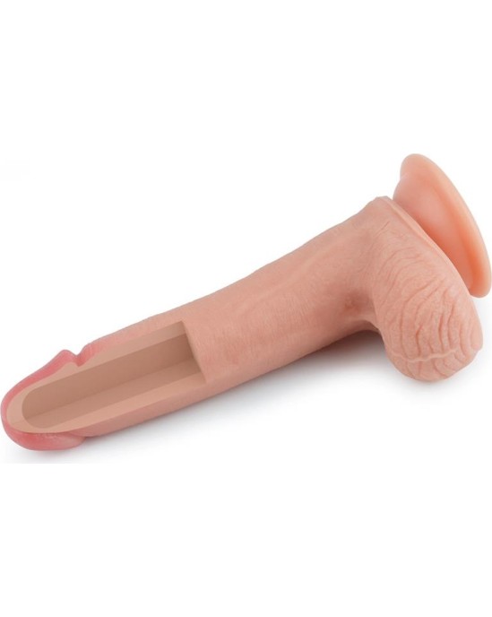 Lovetoy Dildo Nature 8 Liquid Silicone Flesh