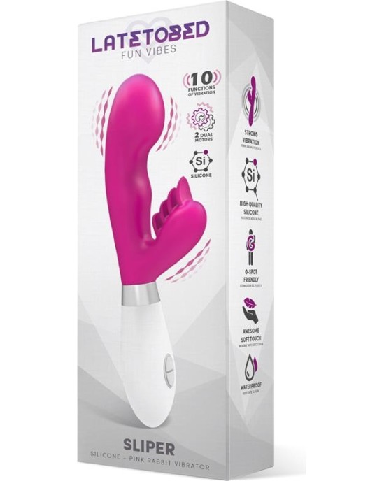 Latetobed Sliper Rabbit Vibe Silicone Pink