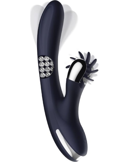 Intoyou Royalspace Vibe with Rotating Tongues and 360? Internal Beads Blue