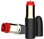A-Gusto Lipstick Vibrator with Stimulating Tongue USB Black
