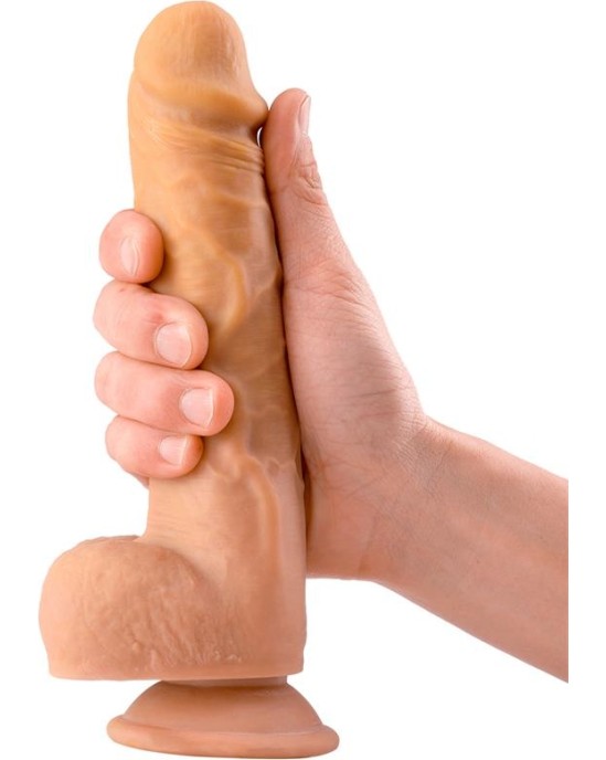 Max & Co Cloud Realistic Dildo with Testicles 8.3 Flesh